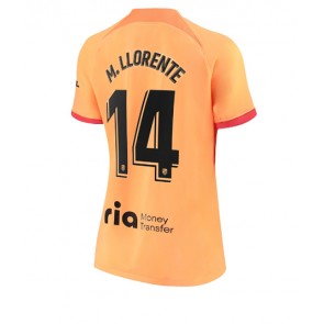 Atletico Madrid Marcos Llorente #14 kläder Kvinnor 2022-23 Tredje Tröja Kortärmad